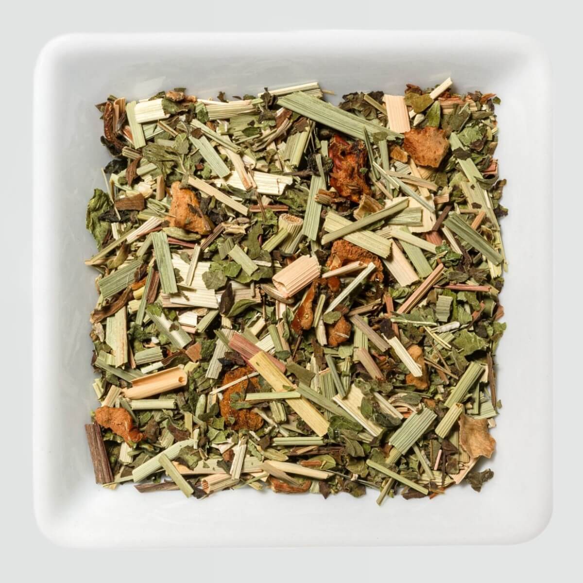 Sypaný bylinný čaj Elderflower Lemonade Be:Tea s bazovým kvetom a citrónovou trávou