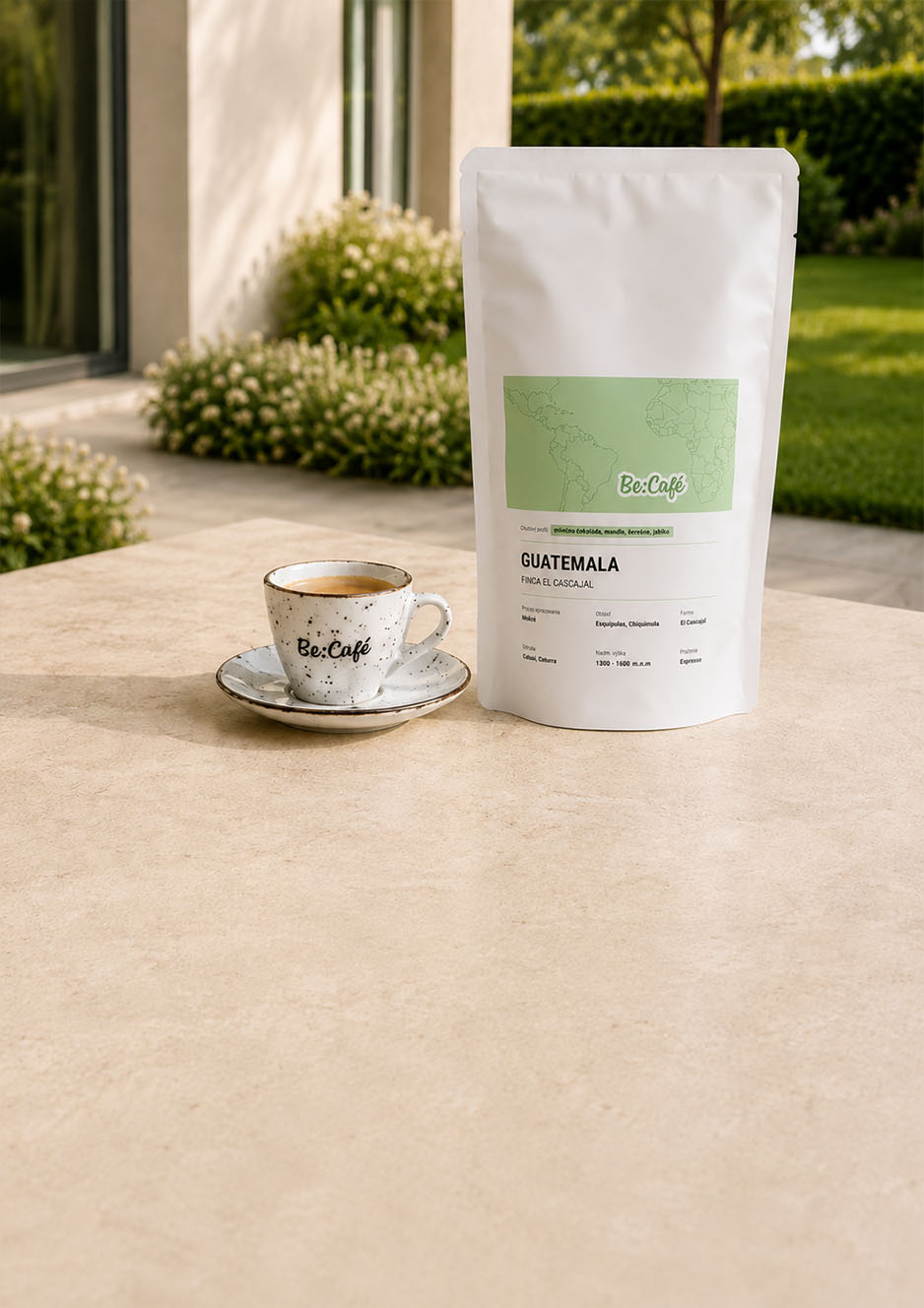 Letné zľavy Be:Café – Guatemala Finca El Cascajal a espresso